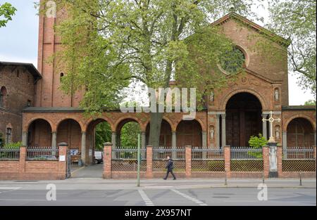 Johanniskirche, Alt-Moabit, Mitte, Berlin, Deutschland Johanniskirche, Alt-Moabit, Mitte, Berlin, Deutschland Stockfoto