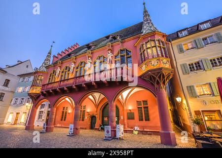 Historisches Kaufhaus, Münsterplatz, Freiburg im Breisgau, Baden-Württemberg, Deutschland, historisches Kaufhaus, Münsterplatz, Freiburg im Breisgau, Stockfoto