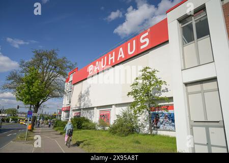 Baumarkt, Kurt-Schumacher-Damm / Kappweg, Reinickendorf, Berlin, Bauhaus Baumarkt, Kurt-Schumacher-Damm / Kappweg, Reinickendorf, Berlin Stockfoto