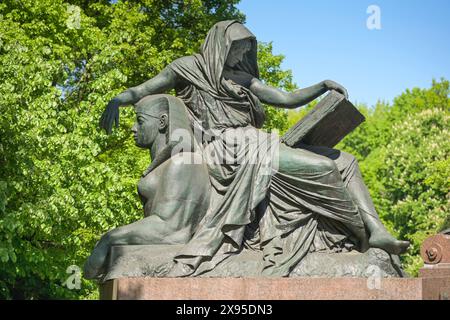 Sibylle Prophetin, Bismarck National Monument, Großer Stern, Tiergarten, Mitte, Berlin, Deutschland, Sibylle Prophetin, Bismarck Nationaldenkmal, Großer Stockfoto