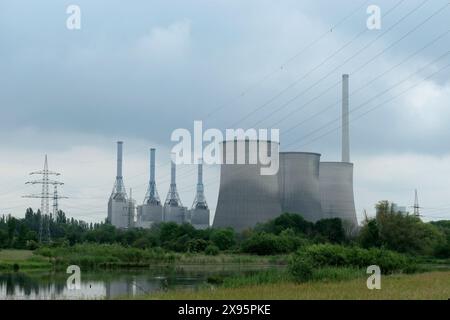 Werne, Deutschland. Mai 2024. Das Kraftwerk Gersteinwerk des RWE-Energiekonzerns in Werne. Quelle: Helge Toben/dpa/Alamy Live News Stockfoto