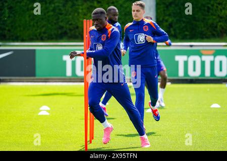 Zeist, Niederlande. Mai 2024. ZEIST, NIEDERLANDE - 29. MAI: Brian Brobbey aus den Niederlanden während eines Trainings der niederländischen Männer-Fußballmannschaft vor der EURO 2024 auf dem KNVB-Campus am 29. Mai 2024 in Zeist, Niederlande. (Foto von Rene Nijhuis/Orange Pictures) Credit: Orange Pics BV/Alamy Live News Stockfoto