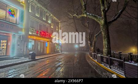 Nebel, Mount Lu (Lushan), UNESCO-Weltkulturerbe, Jiujiang, Jiangxi, China, Asien Stockfoto