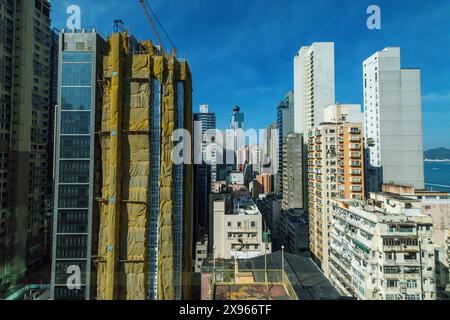 Hochhäuser in Zentral-Hongkong, China, Asien Stockfoto