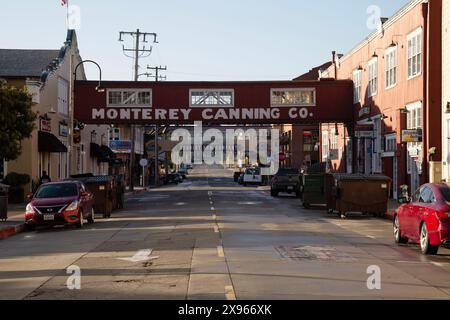 Monterey City im Monterey County am südlichen Rand der Monterey Bay in Kalifornien, USA Stockfoto