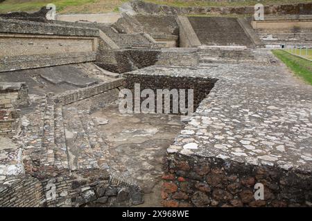 Archäologische Zone von Cholula, Cholula, Bundesstaat Puebla, Mexiko, Nordamerika Stockfoto