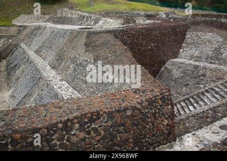 Archäologische Zone von Cholula, Cholula, Bundesstaat Puebla, Mexiko, Nordamerika Stockfoto