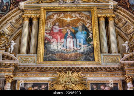 Altar der katholischen Monarchen, Kathedrale unserer Lieben Frau von der Unbefleckten Empfängnis, 1649, historisches Zentrum, UNESCO-Weltkulturerbe Stockfoto