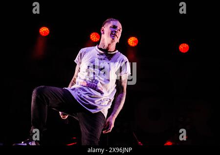 Corey Taylor trat am Lycabettus Theater in Athen/Griechenland auf, Mai 2024 Stockfoto