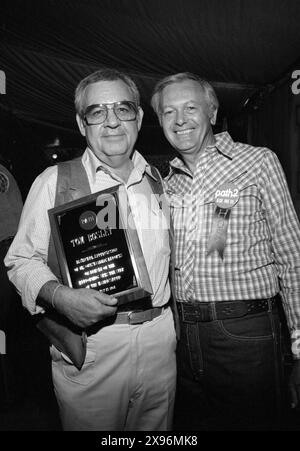 Tom Bosley und Bob Cole, Präsident von Path im Jahr 1981 1980 Credit: Ralph Dominguez/MediaPunch Stockfoto