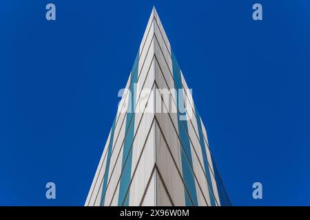 Abstrakte Ansicht der modernen Architektur am More London Place (London Bridge City), London, Großbritannien Stockfoto