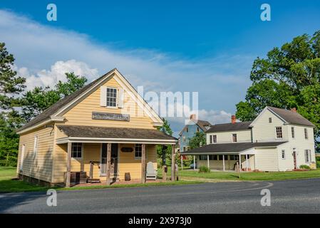 Historische Gebäude am Harriet Tubman Byway, Cambridge Maryland USA Stockfoto