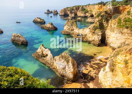 Praia de Boião, Strand in Alvor in der Nähe von Portimão in der portugiesischen Algarve Stockfoto