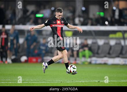 Florian Wirtz Bayer 04 Leverkusen (10) Ballspiel, 81. DFB-Cup-Finale 2024, Olympiastadion Berlin, Deutschland Stockfoto