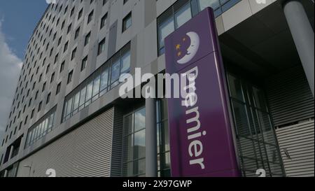 Das Premier Inn Hotel am Gatwick Airport North Terminal. Stockfoto