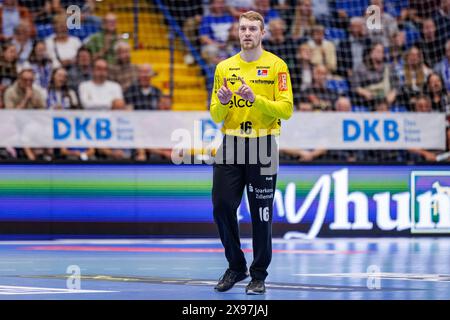 GER, TBV Lemgo Lippe vs. HBW Balingen-Weilstetten, Handball, 1. Bundesliga, 33. Spieltag, Spielzeit 2023/2024, 29.05.2024 Foto: Eibner-Pressefoto / Jan Strohdiek Stockfoto