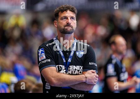 GER, TBV Lemgo Lippe vs. HBW Balingen-Weilstetten, Handball, 1. Bundesliga, 33. Spieltag, Spielzeit 2023/2024, 29.05.2024 Foto: Eibner-Pressefoto / Jan Strohdiek Stockfoto