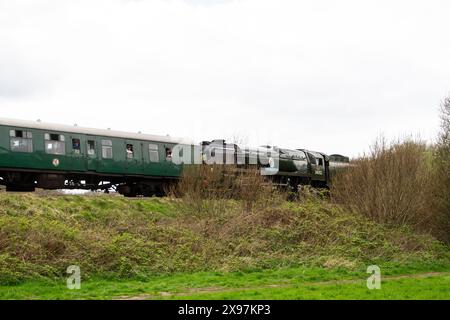 Swanage Railway Strict Mobbing Event, Dampfgala 2017 und ein Bild aus dem Purbeck Minig Museum Stockfoto