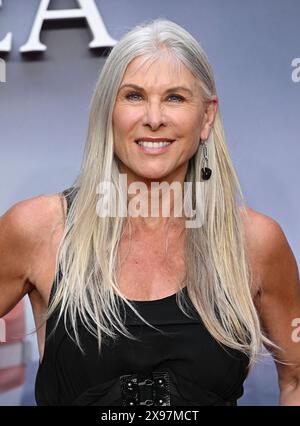 London, Großbritannien. Mai 2024. Sharron Davies kommt bei The Young Woman and the Sea UK Gala Screening, Curzon Mayfair Kino. Quelle: Doug Peters/EMPICS/Alamy Live News Stockfoto