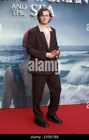 London, Großbritannien. Mai 2024. Hyoie O'Grady nimmt an der britischen Gala-Vorführung für „Young Woman and the Sea“ auf der Curzon Mayfair in London Teil. Quelle: SOPA Images Limited/Alamy Live News Stockfoto