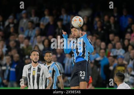 Curitiba, Brasilien. Mai 2024. Pepê während Grêmio und der stärkste. Rückspiel gültig für die Gruppenphase der Copa Libertadores da América 2024. Antônio Couto Pereira Stadion in Curitiba, Paraná. Quelle: Reinaldo Reginato/FotoArena/Alamy Live News Stockfoto