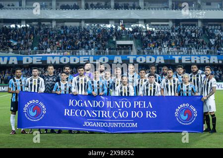 Curitiba, Brasilien. Mai 2024. Spieler während des Spiels zwischen Grmio und dem stärksten, gültig für CONMEBOL Libertadores 2024 im Est?dio Major Ant?nio Couto Pereira in Curitiba, PR. Kredit: Rodolfo Buhrer/La Imagem/FotoArena/Alamy Live News Stockfoto