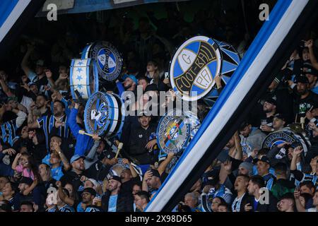 Curitiba, Brasilien. Mai 2024. PR - CURITIBA - 05/29/2024 - COPA LIBERTADORES 2024, GEMIO x THE STRONGEST - Gremio Fans während eines Spiels gegen die Stärksten im Couto Pereira Stadion für die Copa Libertadores 2024 Meisterschaft. Foto: Maxi Franzoi/AGIF Credit: AGIF/Alamy Live News Stockfoto