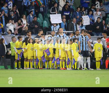 Curitiba, Brasilien. Mai 2024. PR - CURITIBA - 05/29/2024 - COPA LIBERTADORES 2024, GEMIO x THE STRONGEST - Gremio Spieler vor dem Spiel gegen die Stärksten im Stadion Couto Pereira für die Copa Libertadores 2024 Meisterschaft. Foto: Maxi Franzoi/AGIF Credit: AGIF/Alamy Live News Stockfoto