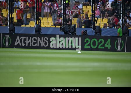 Finale während des Endspiels der UEFA Europa Conference League zwischen Olympiacos 1-0 d.t.s. Fiorentina in der AEK Arena am 29. Mai 2024 in Athen, Griechenland. Quelle: Maurizio Borsari/AFLO/Alamy Live News Stockfoto