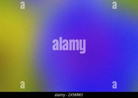 Lebendiger Hintergrund mit Farbverlauf und strukturierten Elementen und einem körnigen Überzug Stockfoto