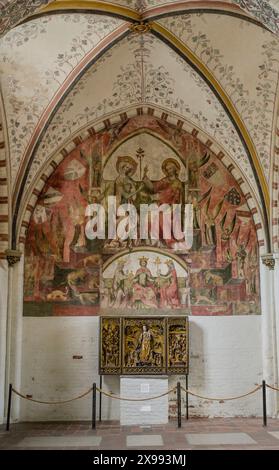 Allerheiligenaltar in der Querhalle, Heiligen-Geist-Hospital, Koberg, Lübeck, Schleswig-Holstein, Deutschland Stockfoto