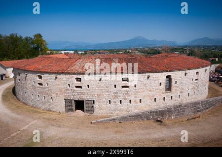 Italien, Lombardei, Ponti Sul Mincio, Forte Ardietti Stockfoto