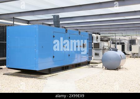 Kompressorbelüftung und Klimaanlage, Onkologikoa Hospital, Onkologisches Institut, Fallzentrum für Prävention, Diagnose und Behandlung von Krebs, Donostia, San Sebastian, Gipuzkoa, Baskenland, Spanien. Stockfoto