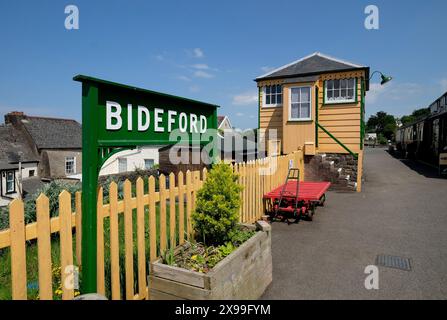 bideford Railway Station Heritage Centre, bideford, Nord-devon, england Stockfoto