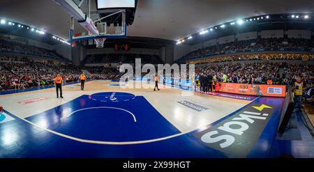 ANKARA/TÜRKEI, 15. April 2024: Türkischer Basketball Super League 2023-24, Fenerbahce Beko gegen Turk Telekom. Stockfoto