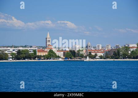 le Port de Zadar sur la cote Dalmate en croatie Stockfoto