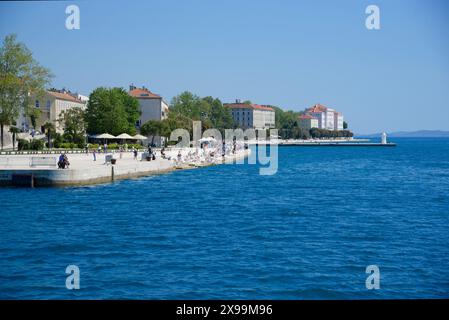 le Port de Zadar sur la cote Dalmate en croatie Stockfoto