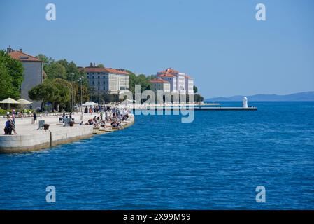 le Port de Zadar sur la cote Dalmate en croatie Stockfoto