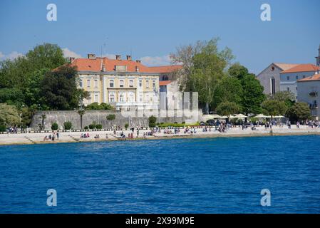 le Port de Zadar sur la cote Dalmate en croatie Stockfoto