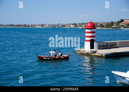 le Port de Zadar sur la cote Dalmate en croatie Stockfoto