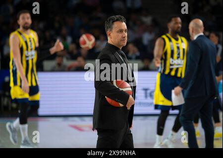 ANKARA/TÜRKEI, 15. April 2024: Türkischer Basketball Super League 2023-24, Fenerbahce Beko gegen Turk Telekom. Stockfoto