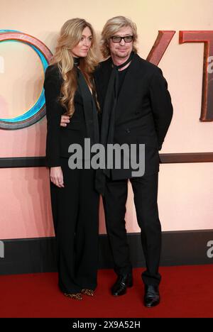 Kelly Clarke und Nicky Clarke nehmen an der britischen Premiere „Star Wars: The acolyte“ Odeon Luxe Leicester Square in London Teil. (Foto: Fred Duval / SOPA Images/SIPA USA) Stockfoto