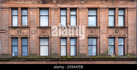 Govan Press Buildings, Govan Road, Glasgow, Schottland, Großbritannien Stockfoto