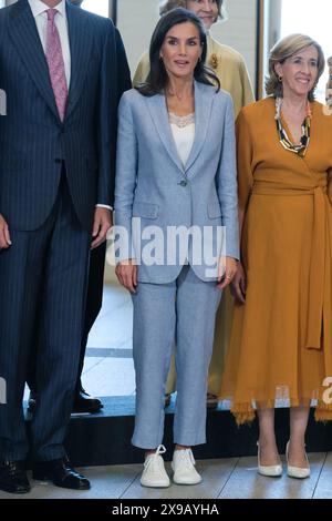 Madrid, Spanien. 30. Mai 2024. Königin Letizia von Spanien nimmt am 30. Mai 2024 an einem Treffen mit der Schirmherrschaft der Galerie der Königlichen Sammlungen in Madrid Teil. Quelle: SIPA USA/Alamy Live News Stockfoto