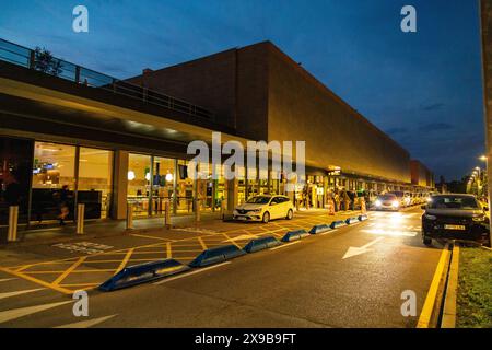 Flughafen Girona, Katalonien, Spanien. Stockfoto