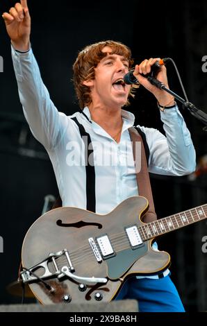 Miles Kane, V2012, Hylands Park, Chelmsford, Essex, Großbritannien - 19. August 2012 Stockfoto