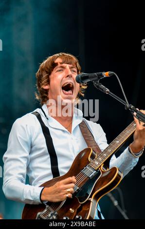 Miles Kane, V2012, Hylands Park, Chelmsford, Essex, Großbritannien - 19. August 2012 Stockfoto