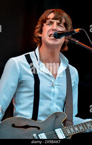 Miles Kane, V2012, Hylands Park, Chelmsford, Essex, Großbritannien - 19. August 2012 Stockfoto