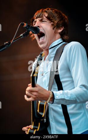 Miles Kane, V2012, Hylands Park, Chelmsford, Essex, Großbritannien - 19. August 2012 Stockfoto