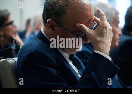 Rom, Italien. Im Foto Giuseppe Valditara (Bildungsminister). NUR REDAKTIONELLE VERWENDUNG! NICHT FÜR KOMMERZIELLE ZWECKE! Stockfoto